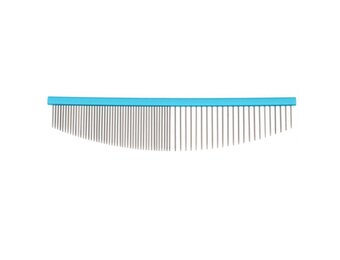 AHP PET Brand Half Moon  Comb (Blue) 6.5 Inch