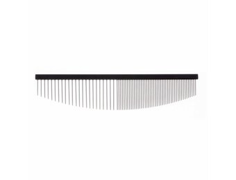 AHP PET Brand Half Moon  Comb Black  7 Inch