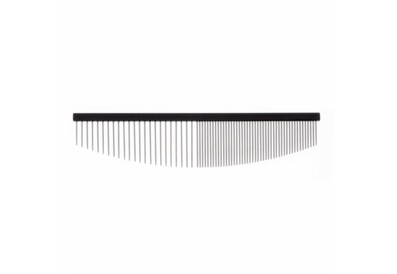 AHP PET Brand Half Moon  Comb Black  7 Inch