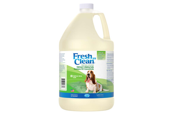 Fresh,n Clean Oatmeal ’n Baking Soda Dog Shampoo Tropical Scent Concentrate 10-1 1 Gallon 3718