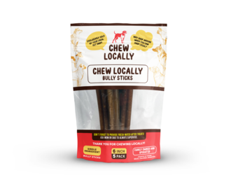 Chew Locally Bully 6 Inch 5 Pack