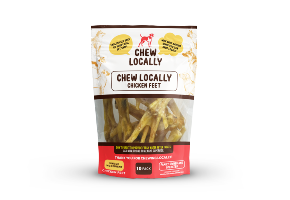 Chew Locally Chicken Feet 10 Pack
