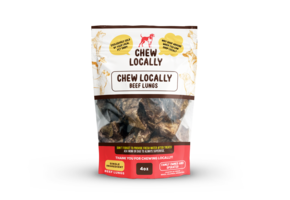 Chew Locally Beef Lung 4 oz