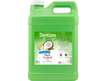 TropiClean Lime & Coconut Shed Control Shampoo 2.5 Gallon