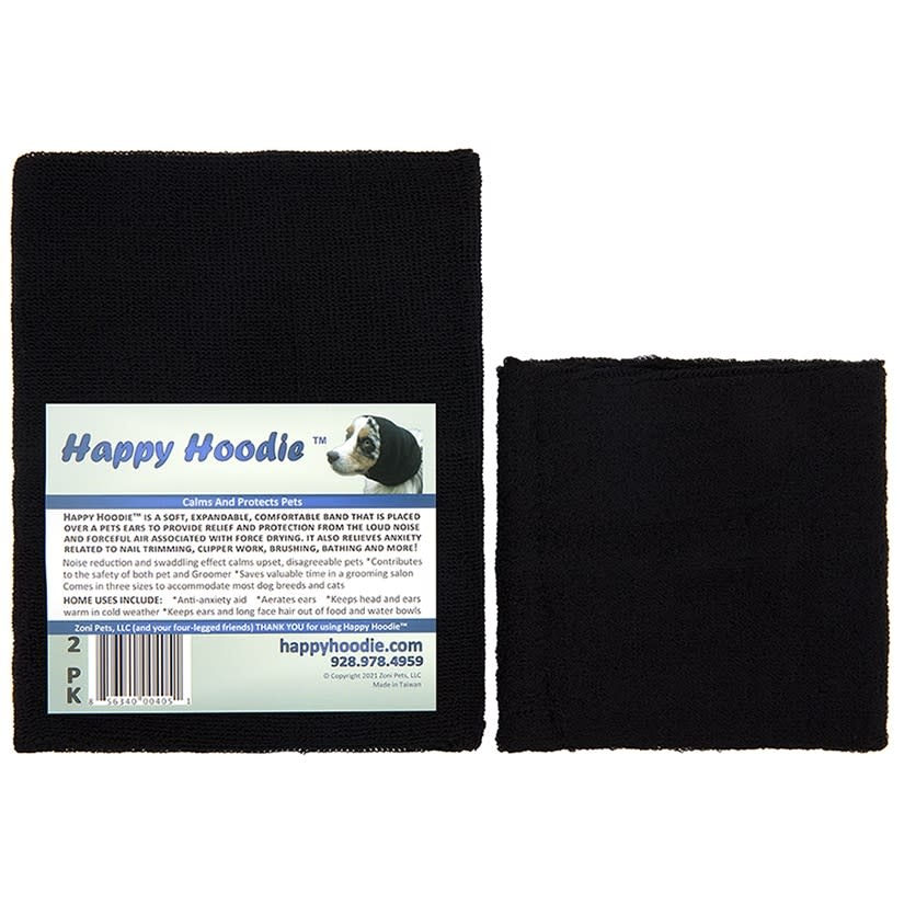 Happy Hoodie Black Color