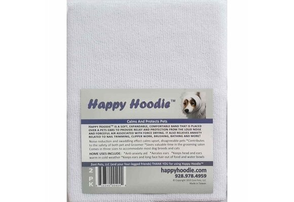 Happy Hoodie White Color