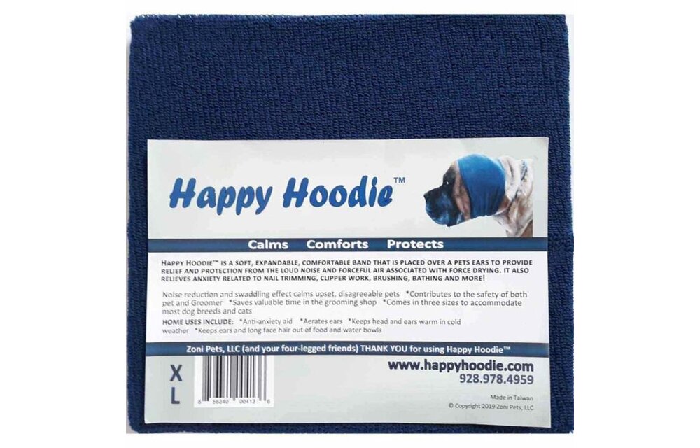 Happy Hoodie Navy Color