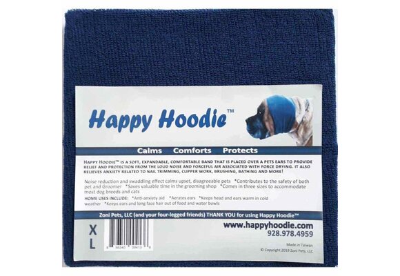 Happy Hoodie Navy Color