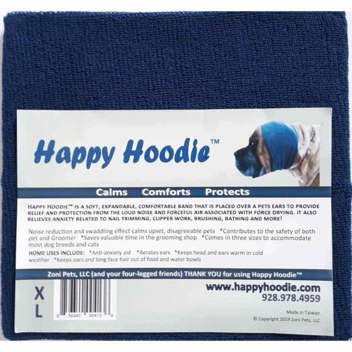 Happy Hoodie Navy Color