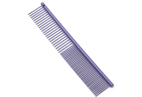 Groomzies Grooming  Dog/ Cat Stainless Steel Combs All Purple 7 inch Premium