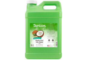 Tropiclean Oatmmeal & Tea Tree Medicated Itch Relieve Pet Shampoo 2.5 Gallon