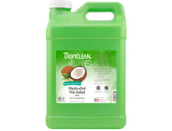 Tropiclean Oatmmeal & Tea Tree Medicated Itch Relieve Pet Shampoo 2.5 Gallon