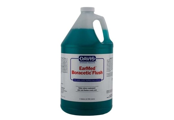 Davis Ear Flush Boracetic Gallon