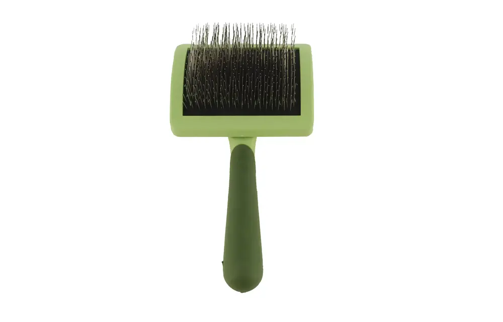 Safari Curved Firm Slicker Brush with Coated Tips for Long Hair