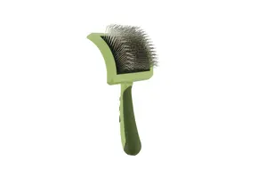 Safari Curved Large Firm Slicker Brush with Coated Tips for Long Hair 468