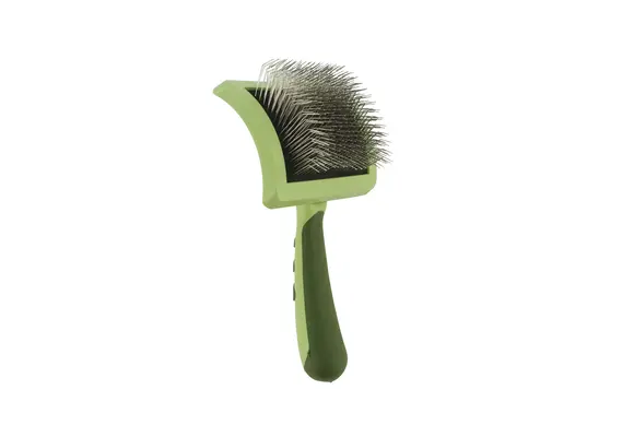 Safari Curved Large Firm Slicker Brush with Coated Tips for Long Hair 468