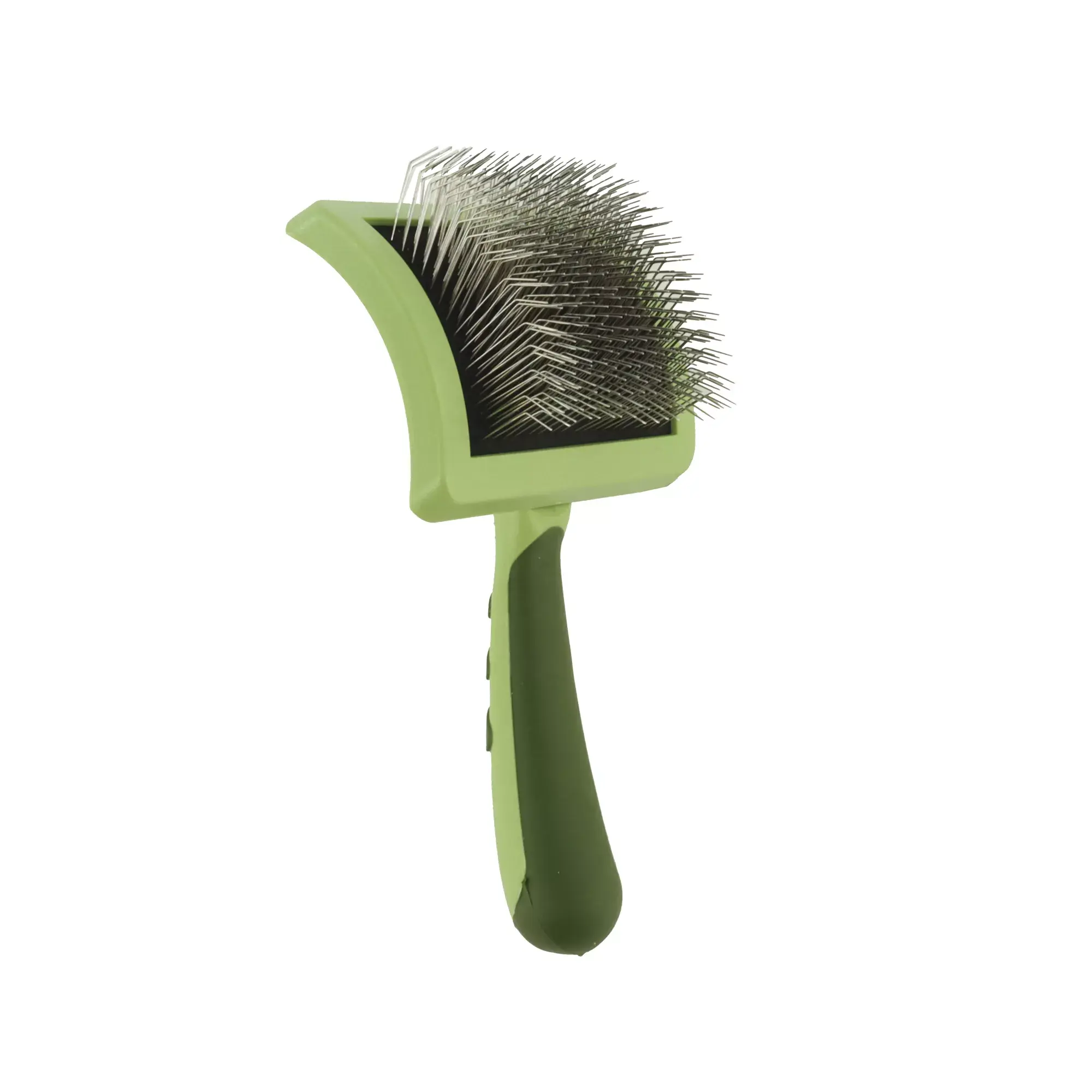 Safari Curved Large Firm Slicker Brush with Coated Tips for Long Hair 468