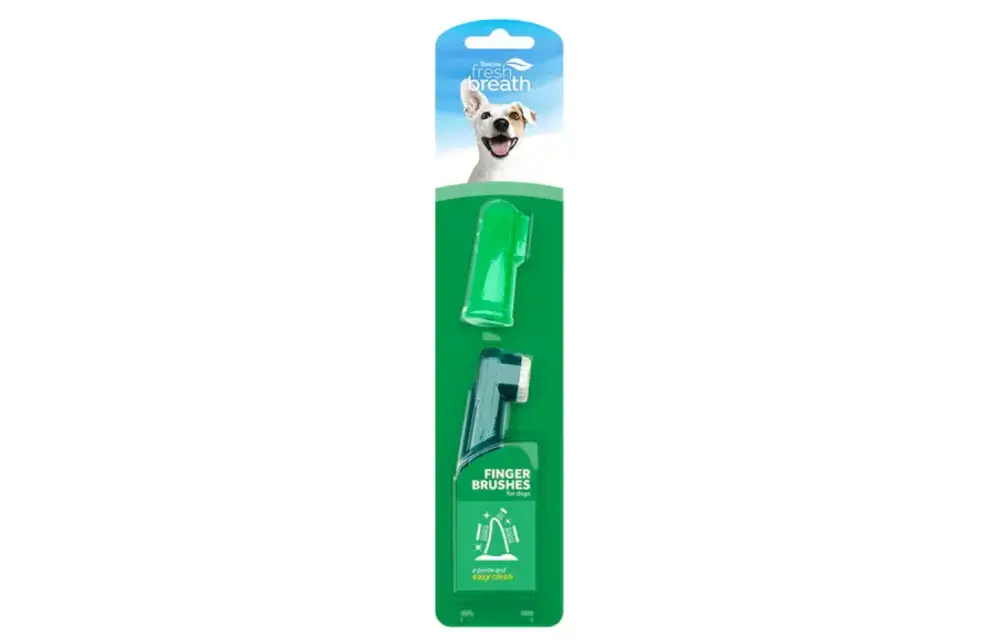TropiClean Fresh Breath Finger Brushes for Pets, 2 pack