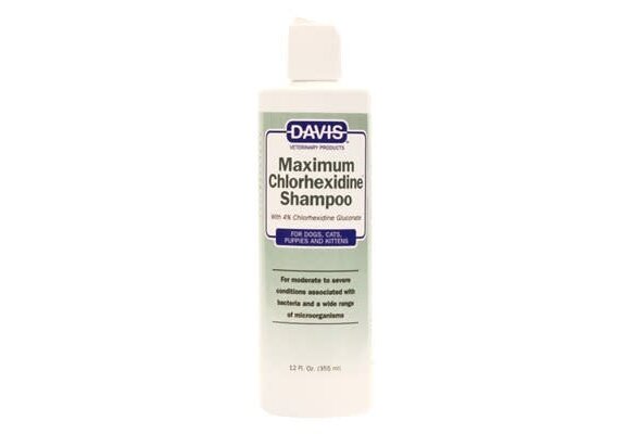 Davis Maximum Chlorhexidine Shampoo 4 %  12 oz