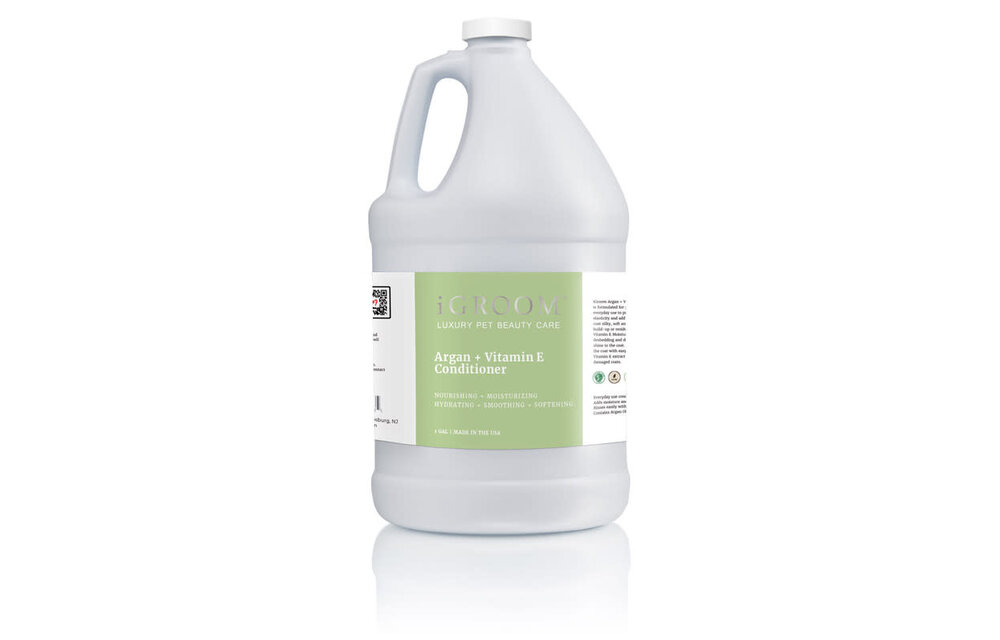 iGroom Argan+Vitamin E Moisturizing Conditioner Gallon