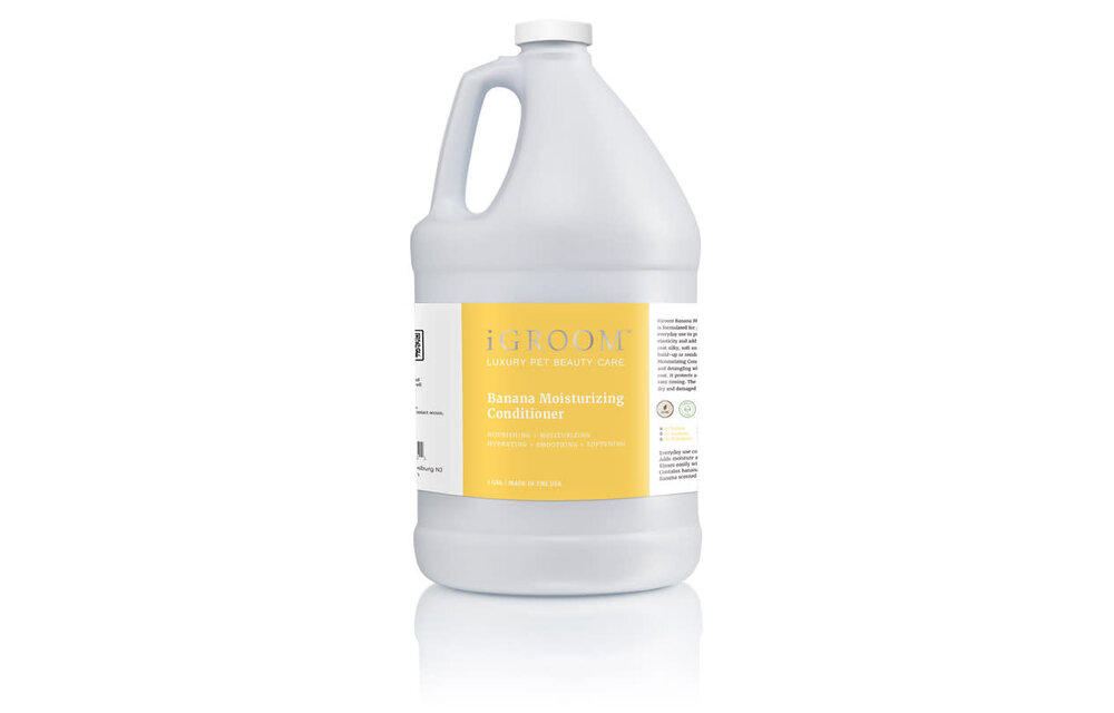 iGroom Banana Conditioner- Nourishing & Moisturizing Gallon