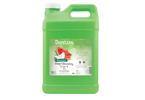 TropiClean Watermelon Deep Cleansing 2-in-1 Shampoo & Conditioner 2.5 Gallon