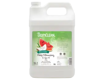 TropiClean Watermelon Deep Cleansing 2-in-1 Shampoo & Conditioner 1 Gallon