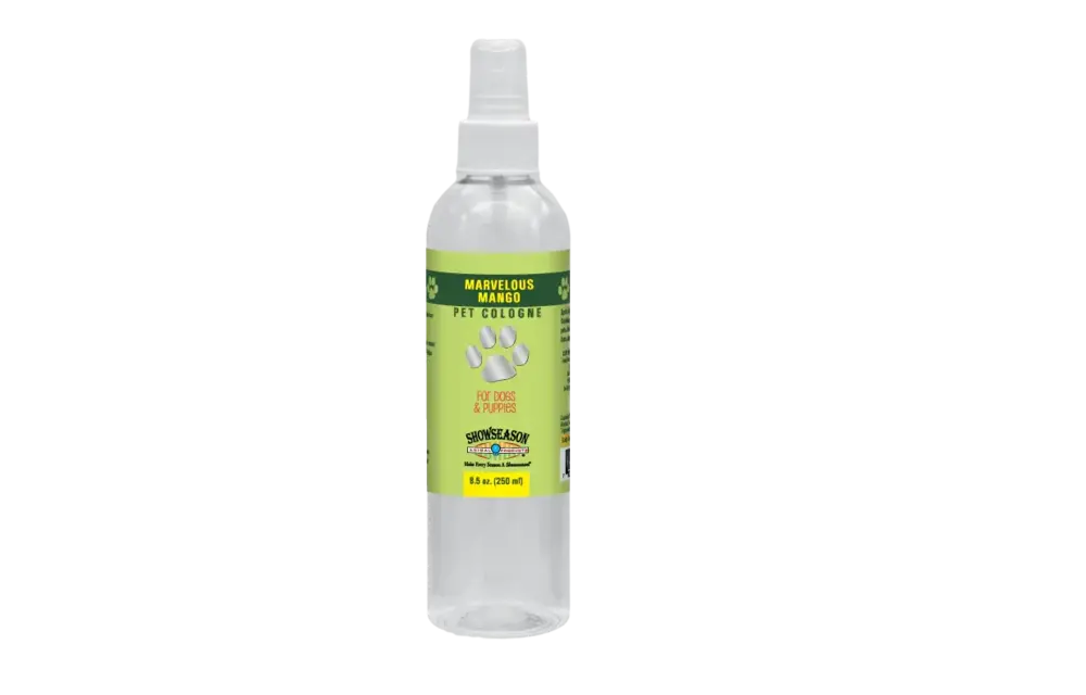 ShowSeason Pet Cologne Marvelous Mango 8 oz ( Mandarin oranges, tangerines and mangos )