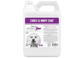 TropiClean PerfectFur Curly & Wavy Coat Shampoo for Dogs Gallon
