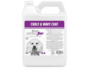 TropiClean PerfectFur Curly & Wavy Coat Shampoo for Dogs Gallon