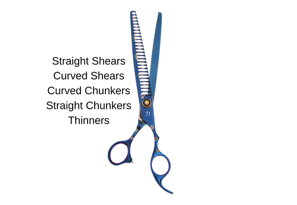 Shear Sharpening Straight-Curved-Chunkers-Thinners