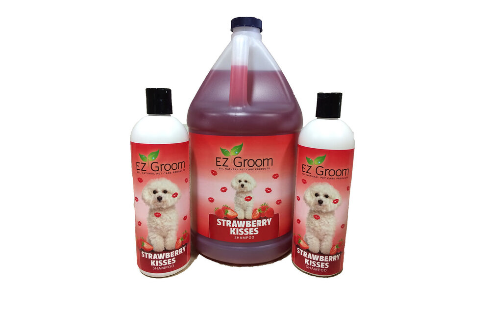 EZ Groom Strawberry Kiss Shampoo 1 Gallon