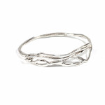 TEGO Liquid silver band bracelet