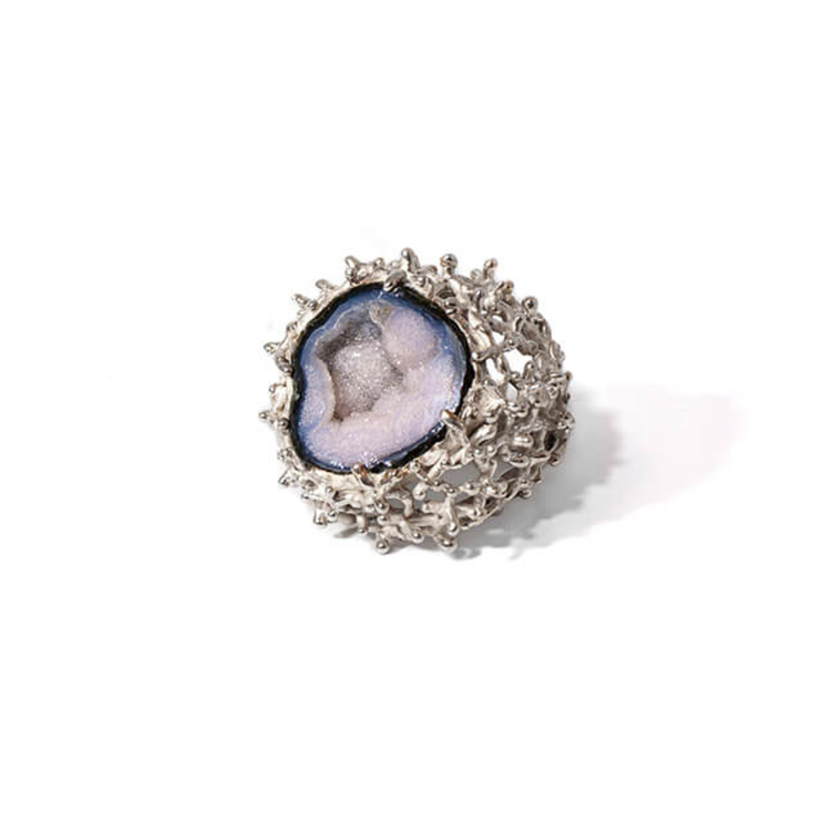 TEGO Bague Géode - Argent