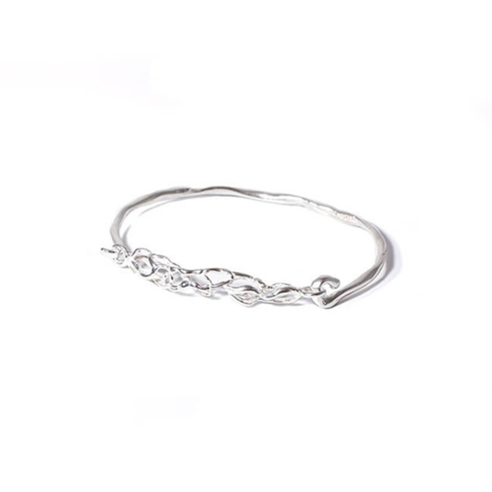 TEGO Liquid silver band bracelet