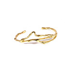 TEGO Liquid golden cuff bracelet