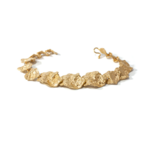 TEGO Gold plated Flake bracelet