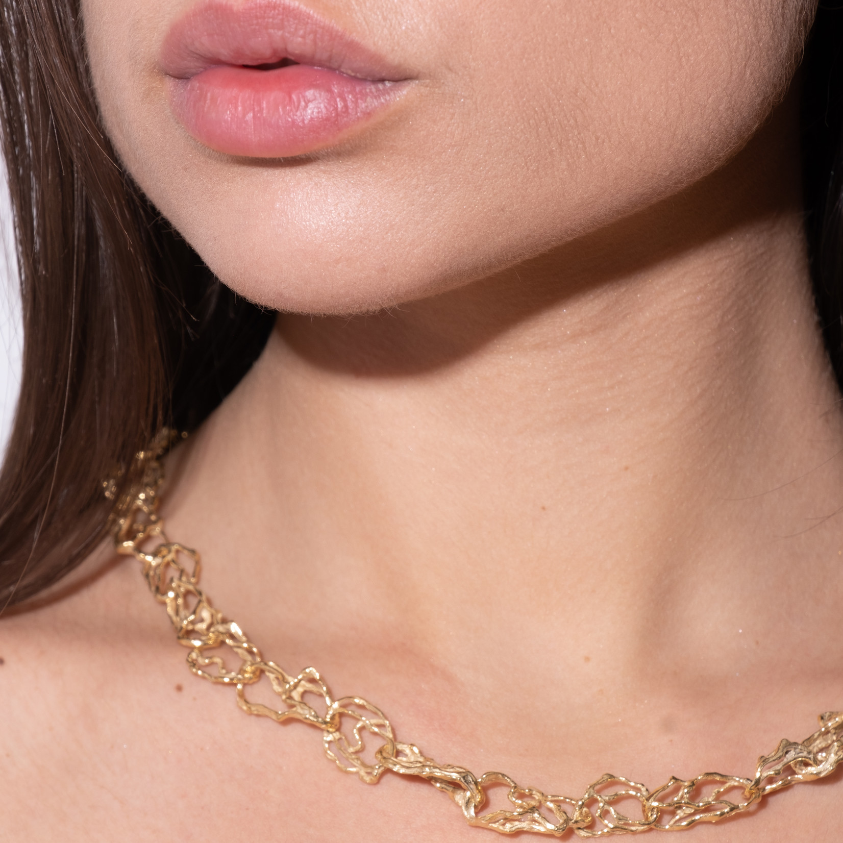 TEGO Liquid golden necklace