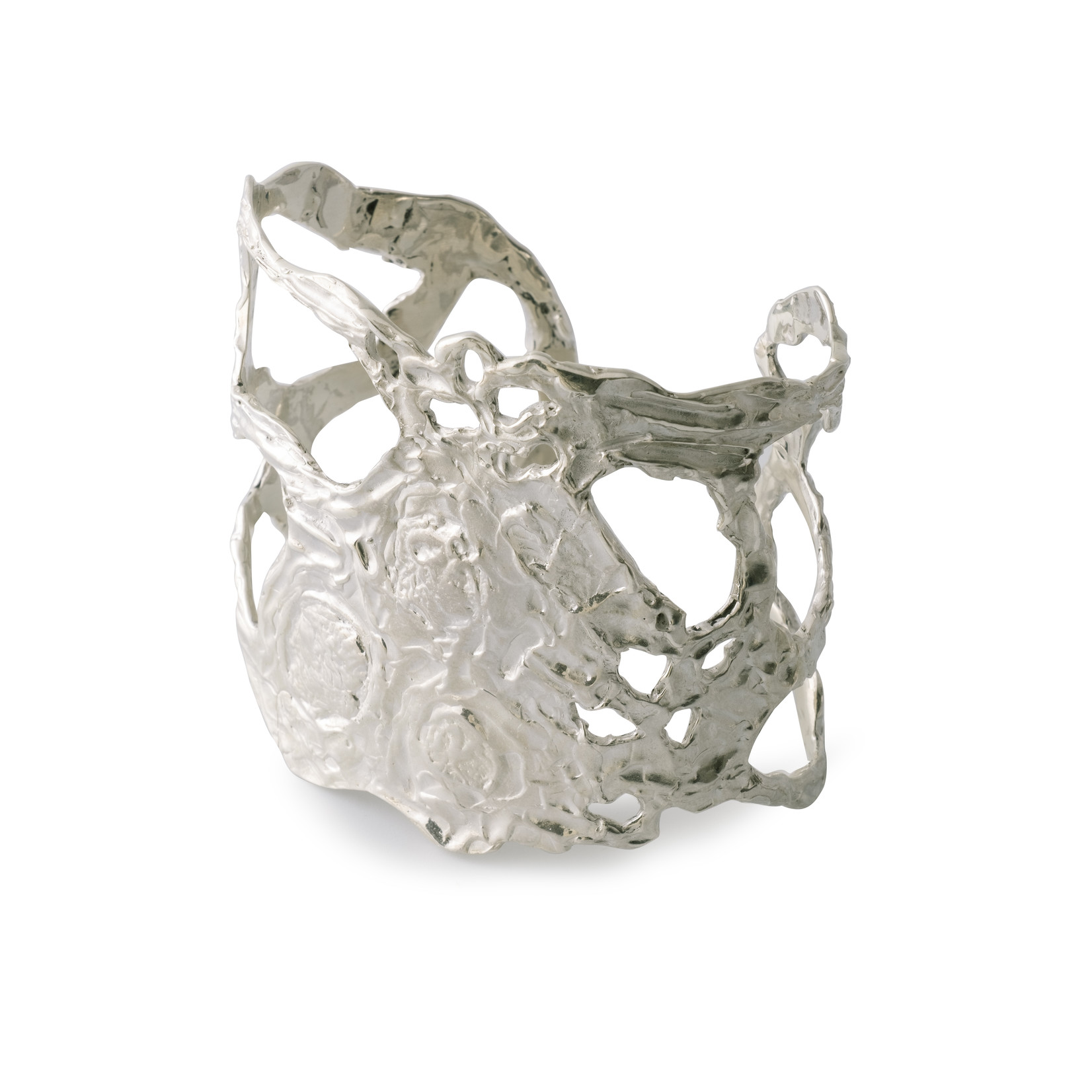 Argent tonic Roman Cuff Bracelet - Silver