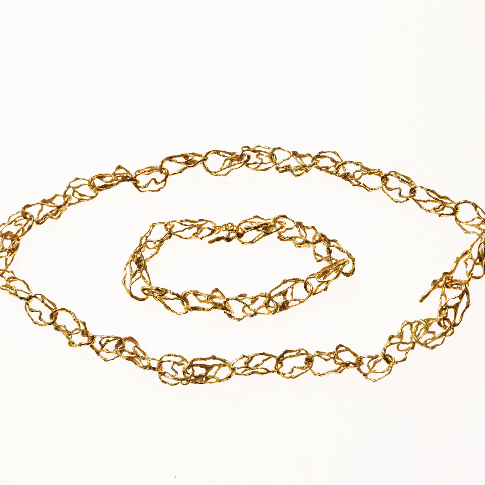 TEGO Liquid golden necklace