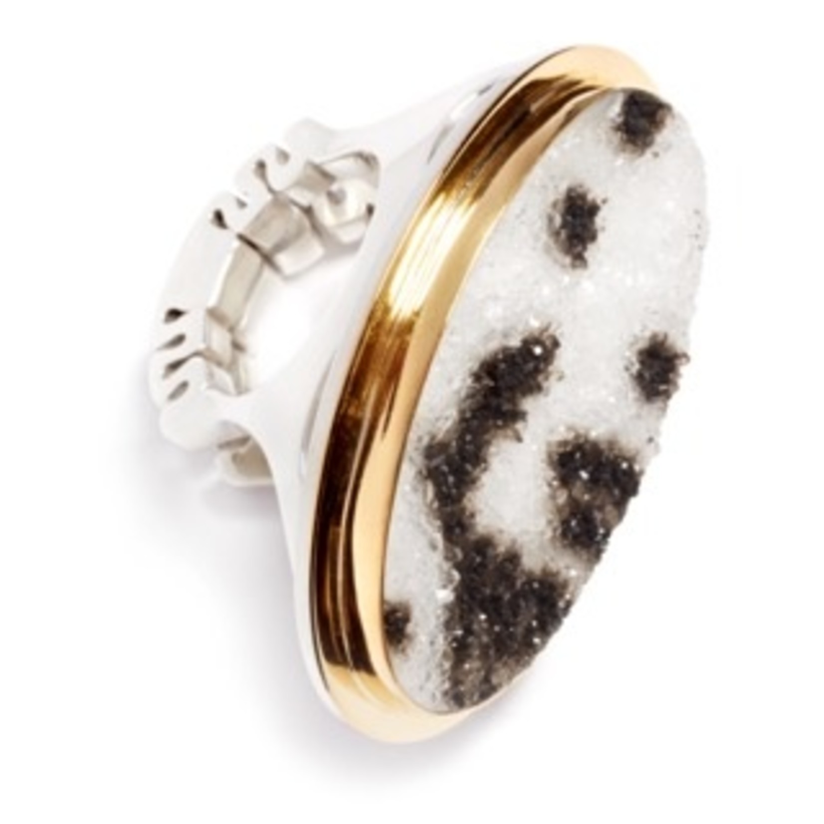Argent tonic Snow Gold ring