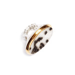 Argent tonic Snow Gold ring