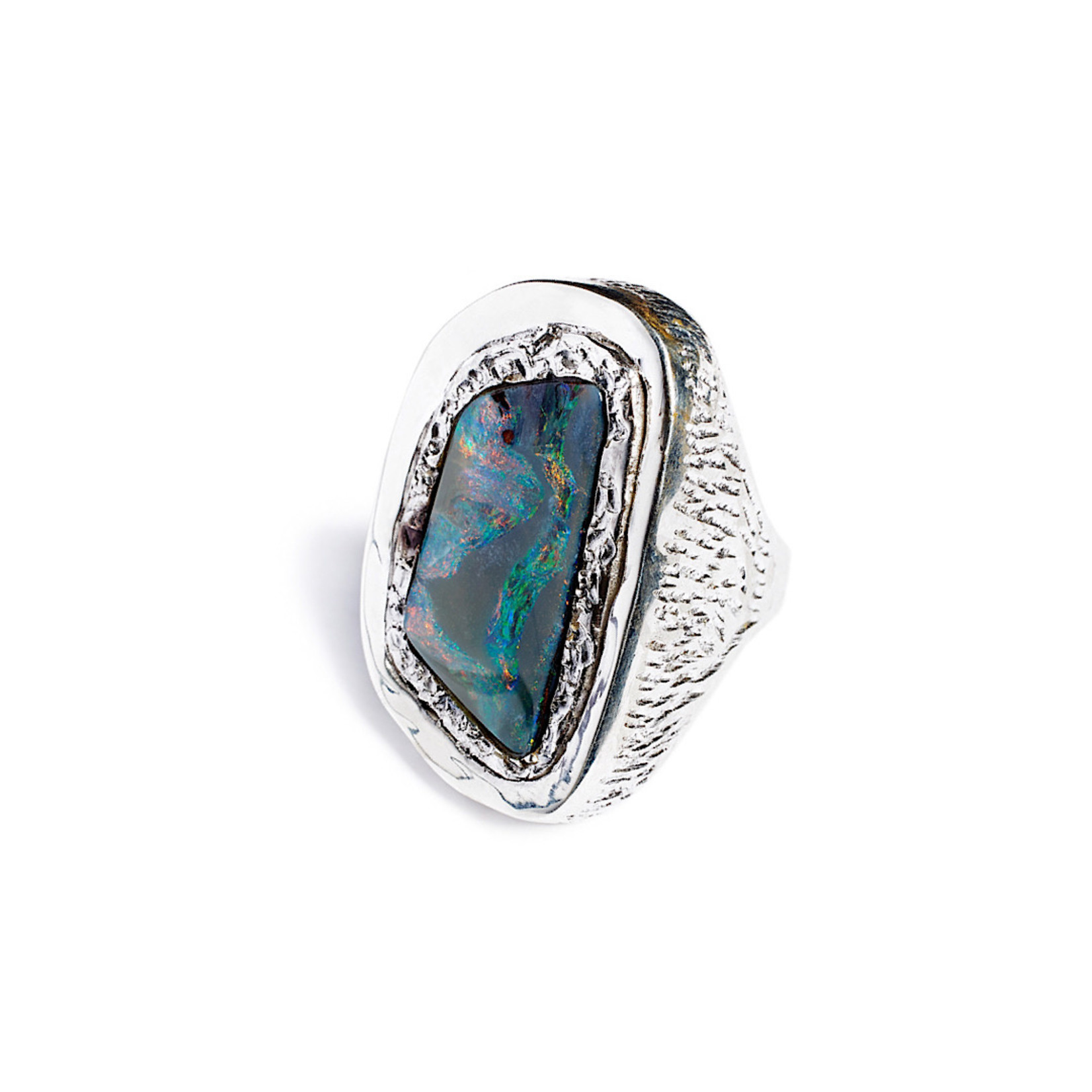 Argent tonic Bague en Argent Avec Opale
