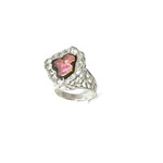Argent tonic One of a kind ring with Tourmaline