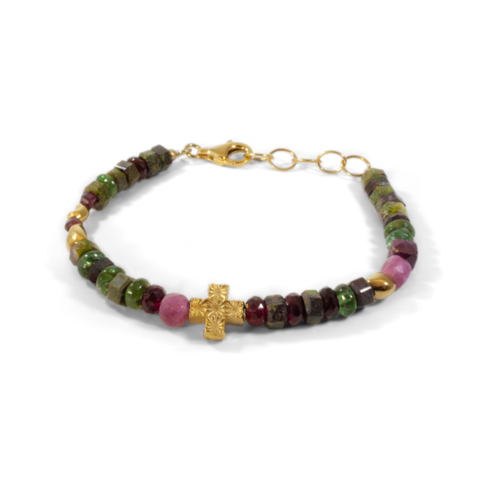Argent tonic Sterling Silver Multi Stone Bracelet