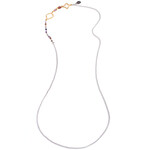 Argent tonic Sautoir avec Pierres