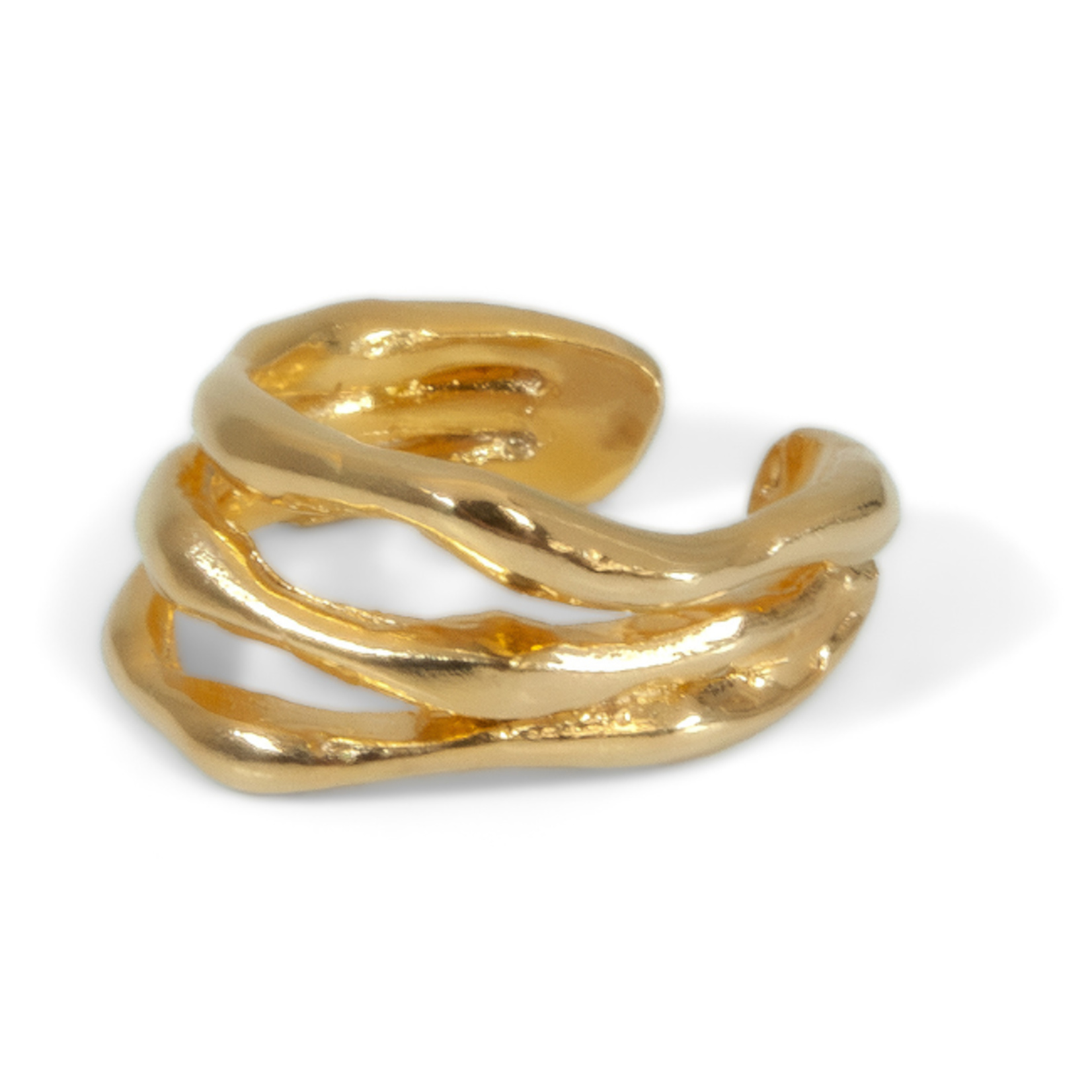 TEGO Wave Ear Cuff - Vermeil