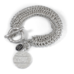 Argent tonic Chainmail Coin Bracelet