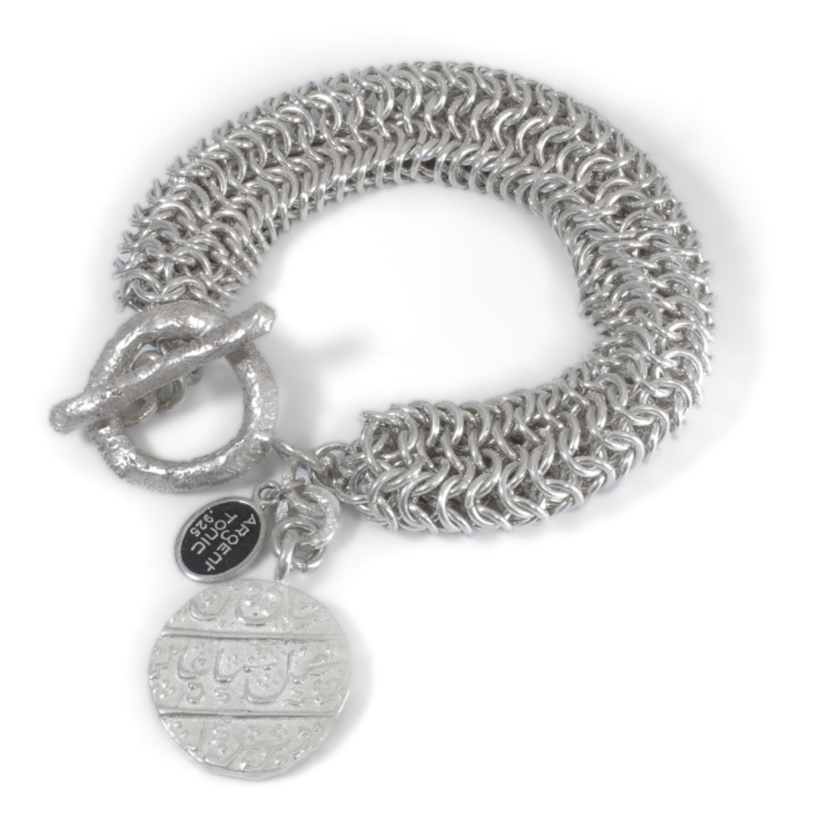 Argent tonic Chainmail Coin Bracelet
