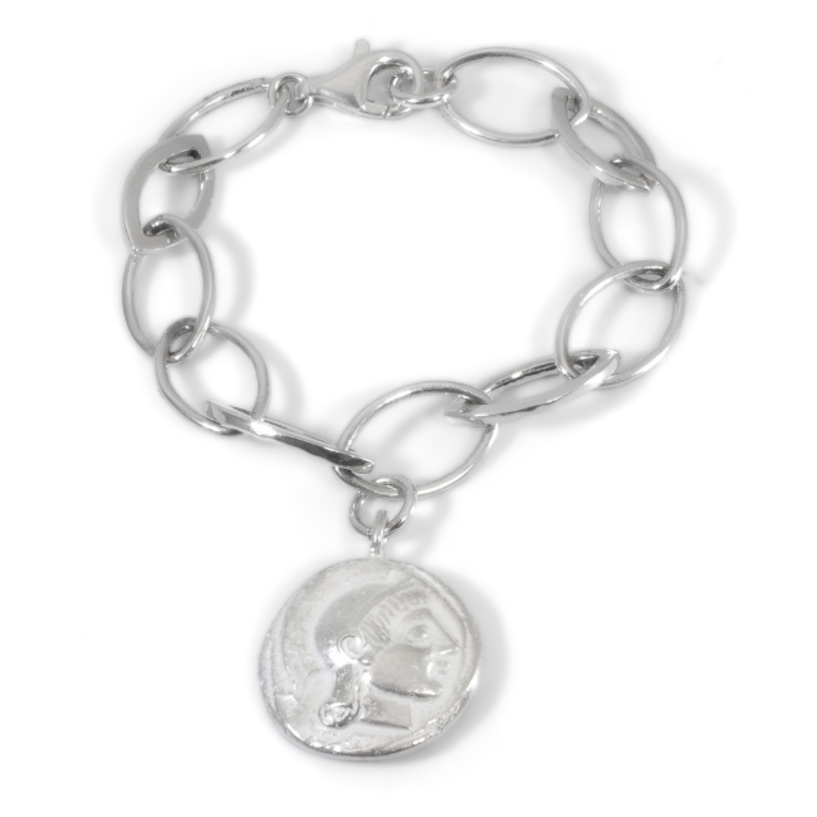 Argent tonic Bracelet Délicat avec Monnaie